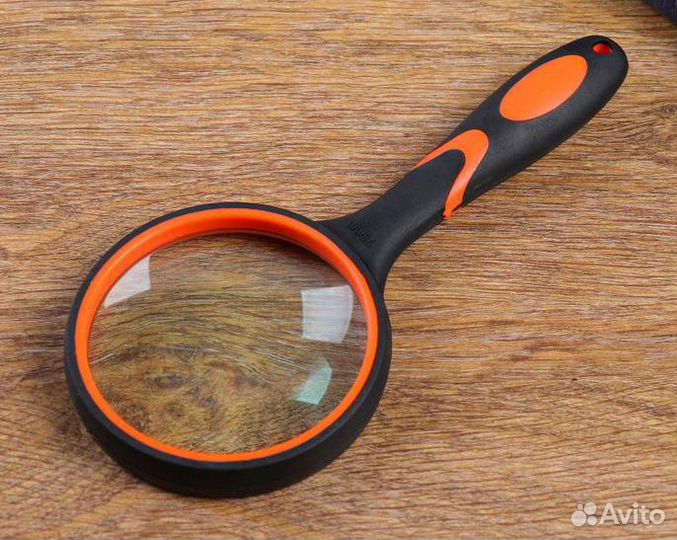 Лупа 8х D-65мм (стекло)