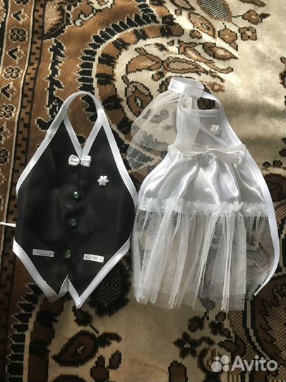 Продам одежду на свадебное шампанское