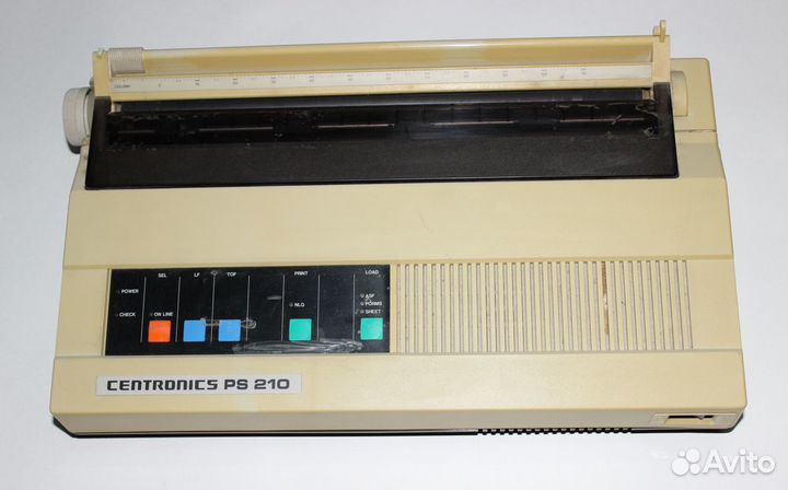 Винтажный принтер 1980-х Centronics Printstation 2