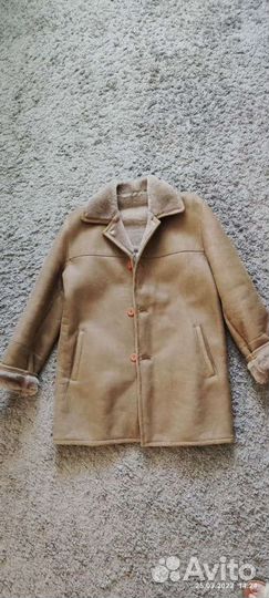 Дубленка натуральная мужская 48 50 размер