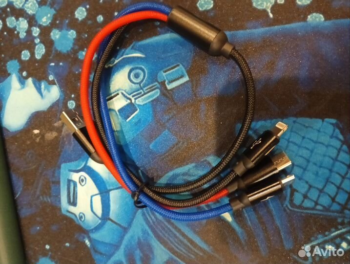 Usb кабель baseus 3 в 1