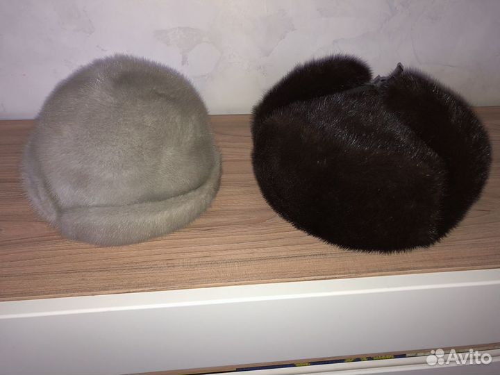 Мужская и женская шапка