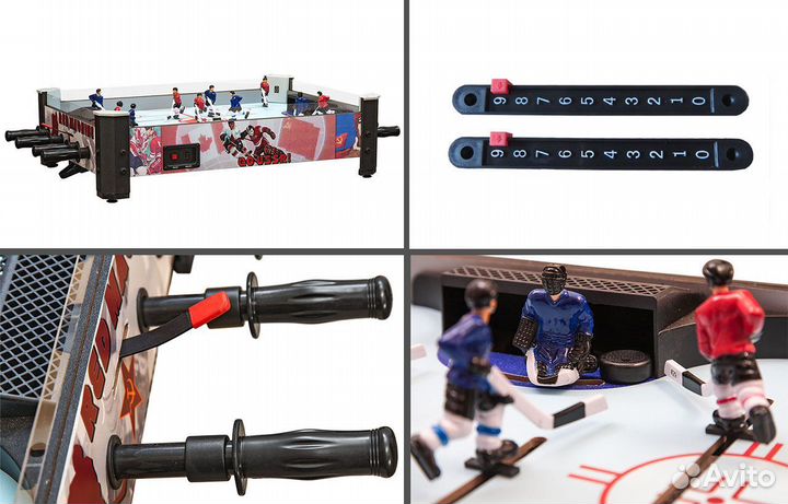 Настольный хоккей Red Machine с механическими счет