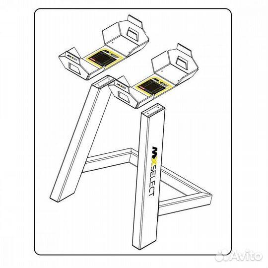 Стойка для гантелей MX Select