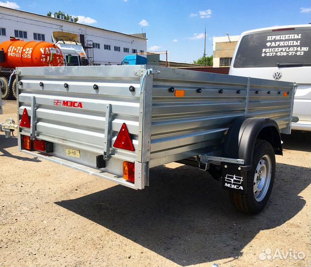 Усиленный бортовой прицеп 2,5 м Мзса борт 47 см