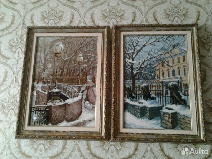 Картины вышитые 