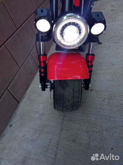 Электроскутер white siberia mini R 1200W