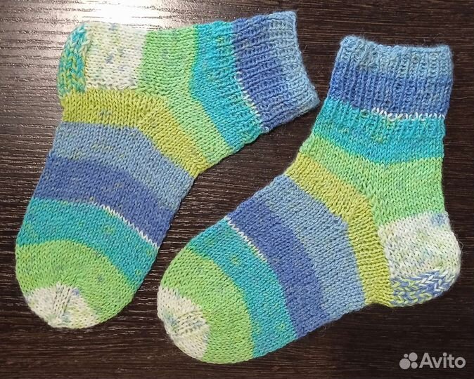Носочки детские из итальянской пряжи