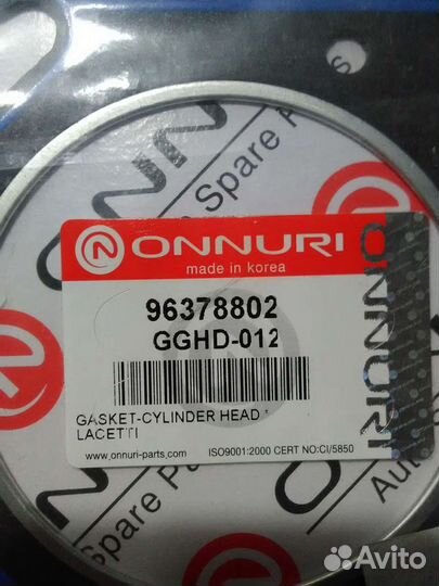 Прокладка гбц chevrolet lacetti 1,6