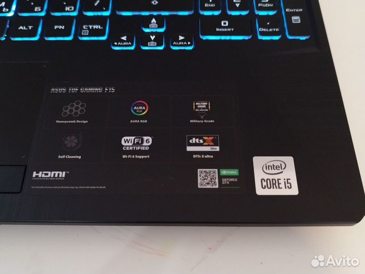 Игровой ноутбук Asus TUF Gaming F15 GTX1650