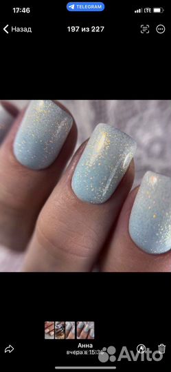 Модель на маникюр с покрытием