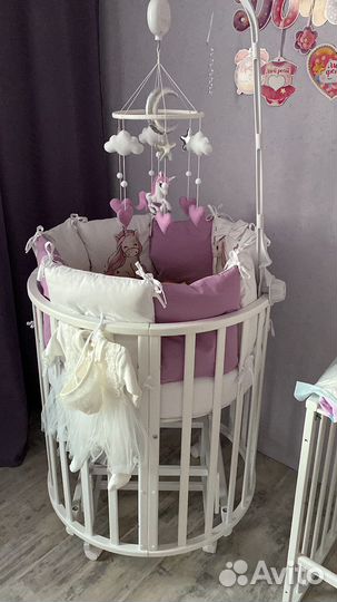 Бортики на кроватку