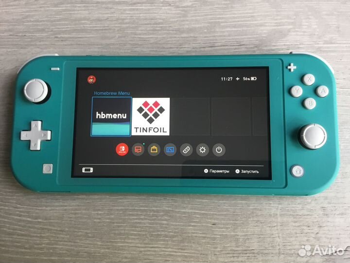 Новые Nintendo Switch Lite чип карта 128 Гб бирюз