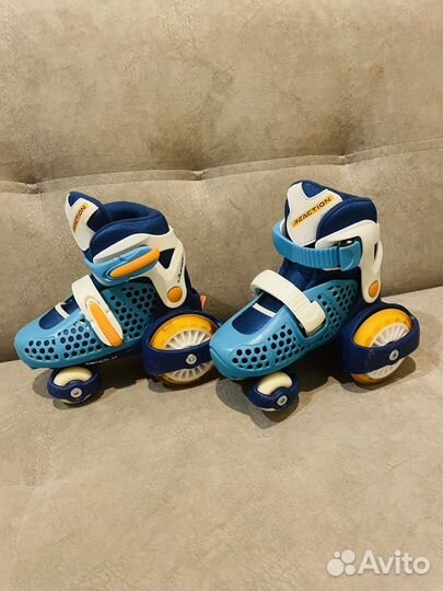 Детские 4-х колесные роликовые коньки