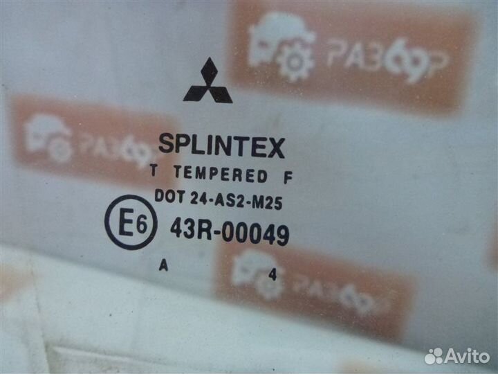 Стекло двери переднее правое Mitsubishi Space Star