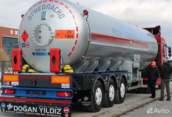 Полуприцеп газовоз Dogan Yildiz DY4 39 м3, 2023