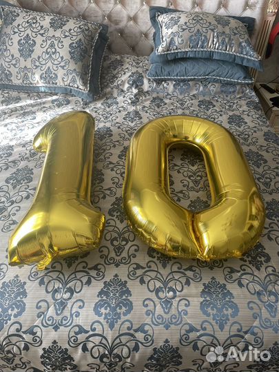 Отдам бесплатно надувные цифры