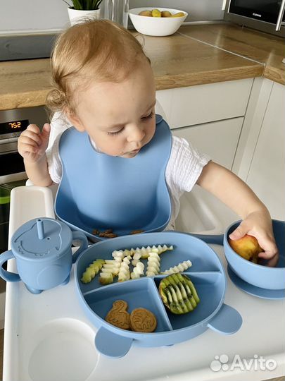 Детская посуда для кормления силиконовая