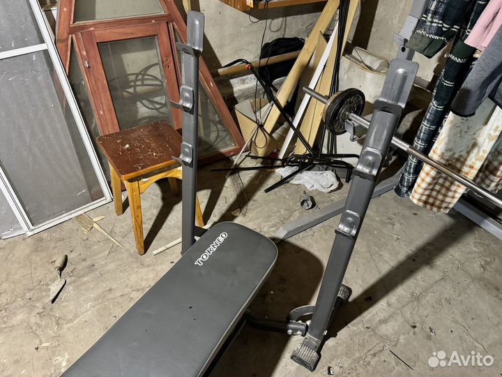 Стойка с лавкой для жима штанги