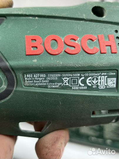 Дрель ударная bosch psb 500re