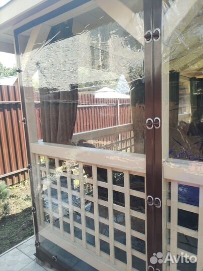 Мягкие окна для беседки