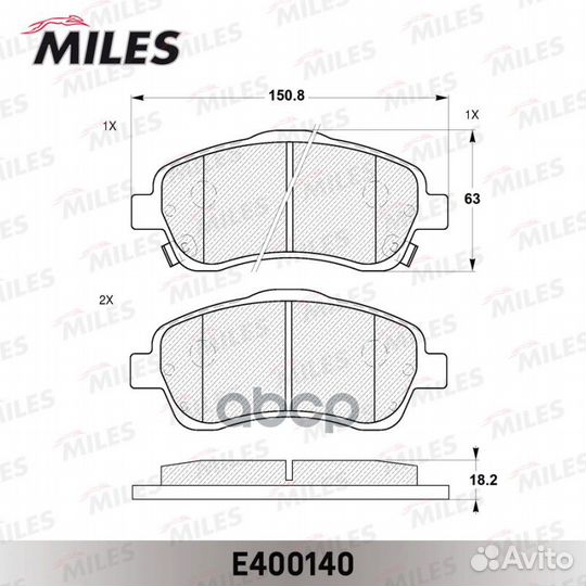 Колодки тормозные toyota avensis 03/corolla verso