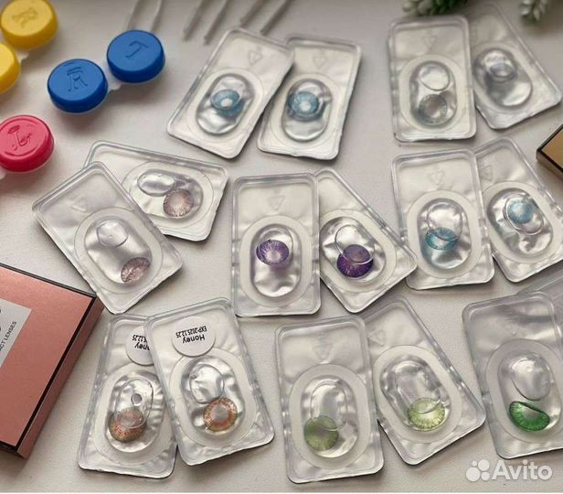 Линзы цветные