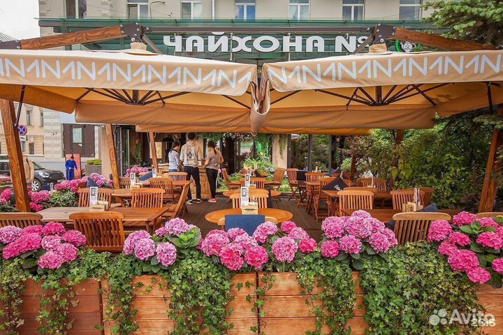 Зонт для кафе уличный на веранду 3*3