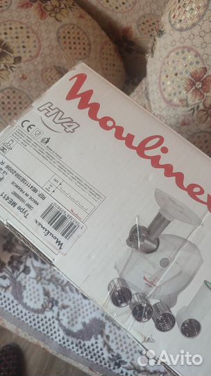 Мясорубка moulinex hv4