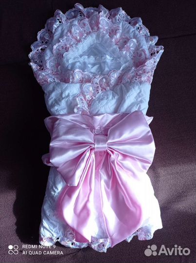 Конверт на выписку для девочки