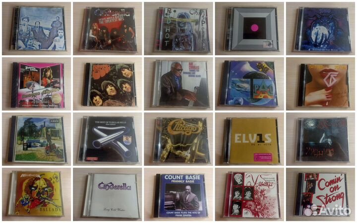 CD (rock, blues, jazz, classic)