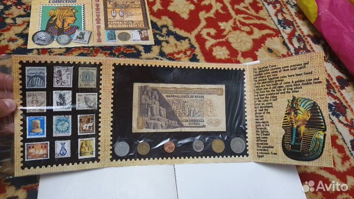 Альбомы монет и марок Египет