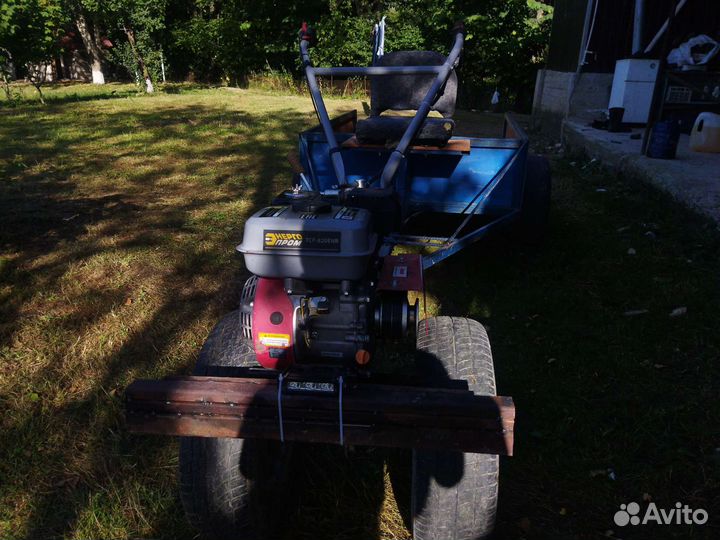 Мотоблок с прицепом