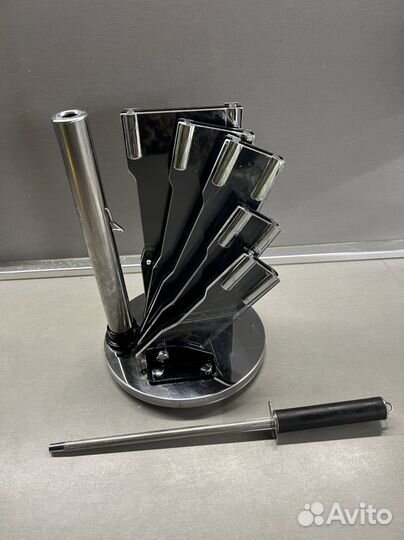 Подставка для ножей gipfel + ножеточка