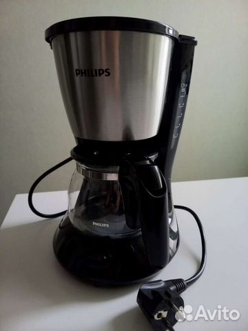 Кофеварка капельная philips 0.6л