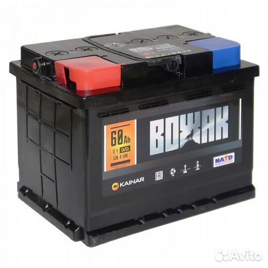 Аккумулятор вожак 60 Ач, 530 А