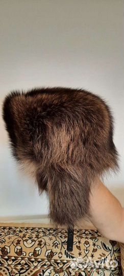 Шапка мужская енотовая