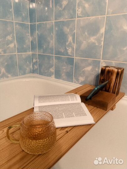 Полка столик для ванной