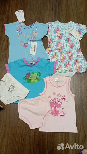 Вещи пакетом на девочку 1-2 года-новые