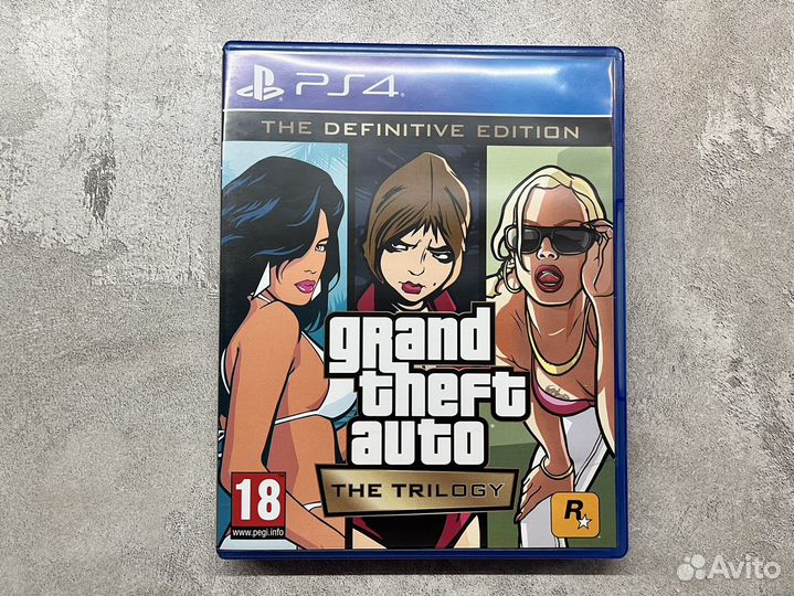 Диск PS4/PS5 GTA The Trilogy