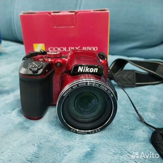 Nikon Фотоаппарат компактный Coolpix B500 Red