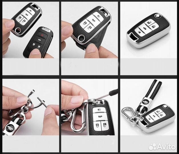 Чехол на ключ Opel / Опель TPU red