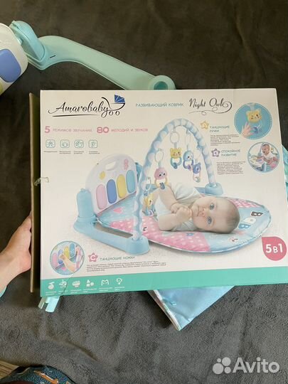 Развивающий коврик amarobaby с пианино