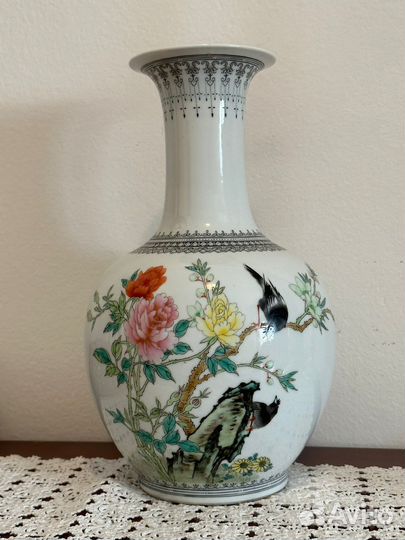 Ваза Китай/ китайская ваза фарфор