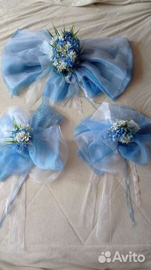 Свадебные украшения на автомобиль