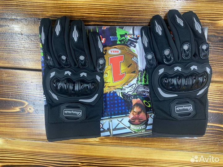 Мотоперчатки текстильные Riding Tribe MCS-21 чер