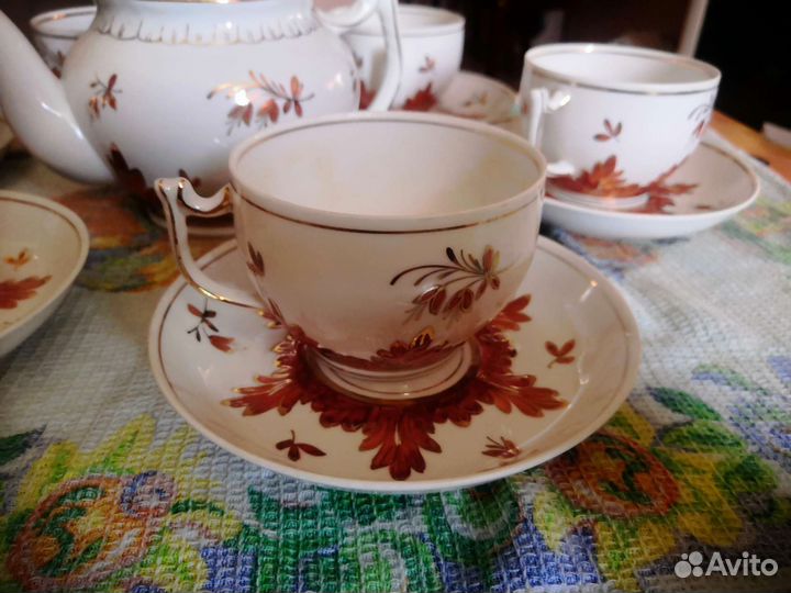 Чайный сервиз вербилки СССР