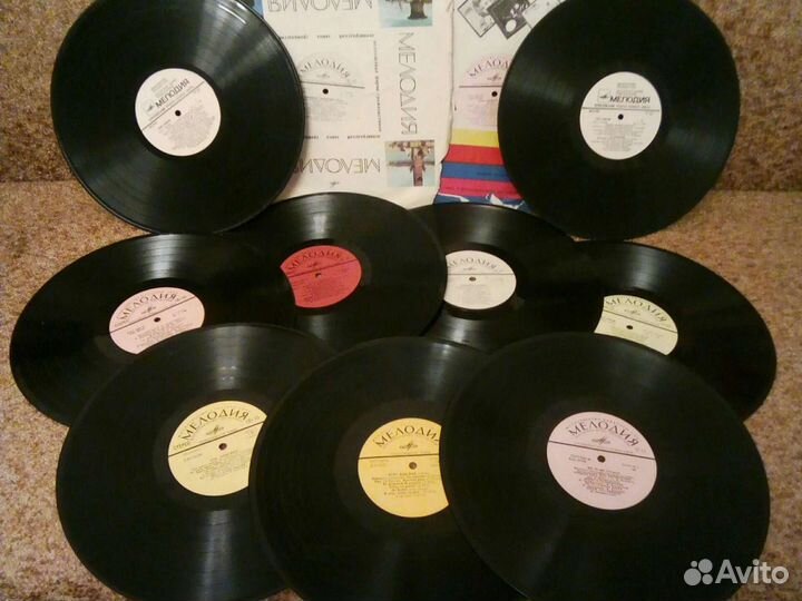 Грампластинки разные