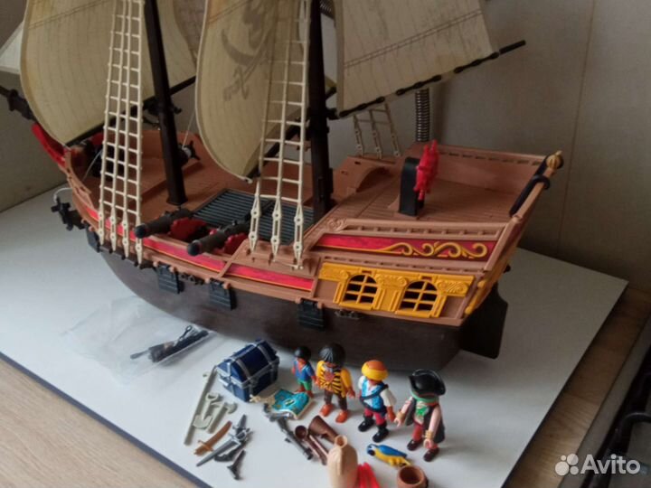 Playmobil 5135 большой пиратский корабль
