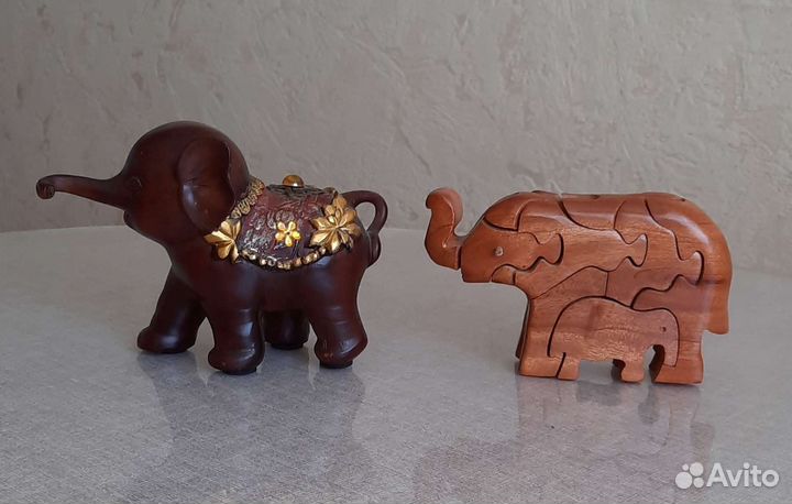Фигурки слонов
